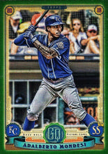 Load image into Gallery viewer, 2019 Topps Gypsy Queen Baseball GREEN Parallels: #296 Adalberto Mondesi
