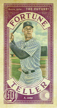 Load image into Gallery viewer, 2019 Topps Gypsy Queen Baseball FORTUNE TELLER MINI Inserts: #FTM-AJ Aaron Judge
