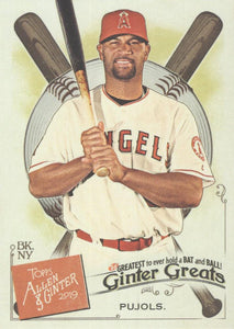 2019 Topps Allen & Ginter GINTER GREATS Cards ~ Pick your card - HouseOfCommons.cards