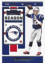 Load image into Gallery viewer, 2019 Panini Contenders Base Veteran Cards #1-100 - Pick Your Cards: #9 Tom Brady
