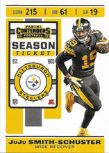 Load image into Gallery viewer, 2019 Panini Contenders Base Veteran Cards #1-100 - Pick Your Cards: #22 JuJu Smith-Schuster
