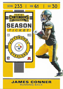 2019 Panini Contenders Base Veteran Cards #1-100 - Pick Your Cards: #23 James Conner