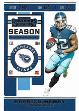 Load image into Gallery viewer, 2019 Panini Contenders Base Veteran Cards #1-100 - Pick Your Cards: #28 Derrick Henry
