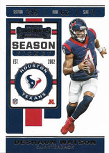 Load image into Gallery viewer, 2019 Panini Contenders Base Veteran Cards #1-100 - Pick Your Cards: #33 Deshaun Watson
