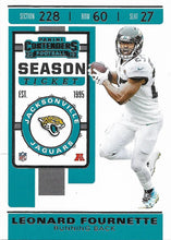 Load image into Gallery viewer, 2019 Panini Contenders Base Veteran Cards #1-100 - Pick Your Cards: #37 Leonard Fournette
