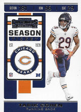 Load image into Gallery viewer, 2019 Panini Contenders Base Veteran Cards #1-100 - Pick Your Cards: #70 Tarik Cohen
