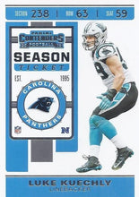 Load image into Gallery viewer, 2019 Panini Contenders Base Veteran Cards #1-100 - Pick Your Cards: #77 Luke Kuechly
