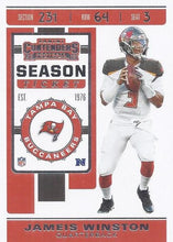 Load image into Gallery viewer, 2019 Panini Contenders Base Veteran Cards #1-100 - Pick Your Cards: #81 Jameis Winston
