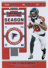 Load image into Gallery viewer, 2019 Panini Contenders Base Veteran Cards #1-100 - Pick Your Cards: #86 Calvin Ridley
