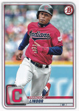 Load image into Gallery viewer, 2020 Bowman Baseball Cards (1-100): #4 Francisco Lindor
