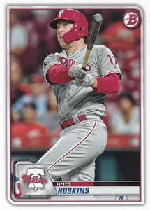2020 Bowman Baseball Cards (1-100): #12 Rhys Hoskins