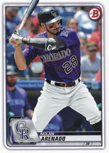 Load image into Gallery viewer, 2020 Bowman Baseball Cards (1-100): #33 Nolan Arenado
