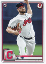 Load image into Gallery viewer, 2020 Bowman Baseball Cards (1-100): #35 Logan Allen RC
