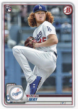 Load image into Gallery viewer, 2020 Bowman Baseball Cards (1-100): #38 Dustin May RC
