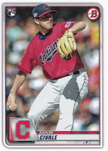 Load image into Gallery viewer, 2020 Bowman Baseball Cards (1-100): #40 Aaron Civale RC
