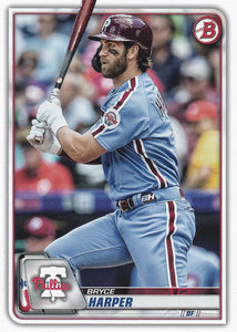 2020 Bowman Baseball Cards (1-100): #54 Bryce Harper