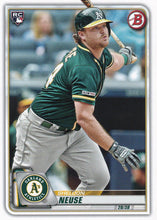 Load image into Gallery viewer, 2020 Bowman Baseball Cards (1-100): #67 Sheldon Neuse RC
