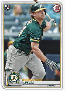 2020 Bowman Baseball Cards (1-100): #67 Sheldon Neuse RC