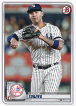 Load image into Gallery viewer, 2020 Bowman Baseball Cards (1-100): #74 Gleyber Torres
