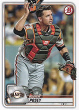 Load image into Gallery viewer, 2020 Bowman Baseball Cards (1-100): #86 Buster Posey
