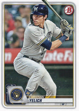 Load image into Gallery viewer, 2020 Bowman Baseball Cards (1-100): #100 Christian Yelich
