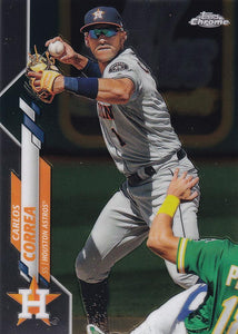 2020 Topps Chrome Baseball Cards (1-100) ~ Pick your card