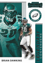 Load image into Gallery viewer, 2019 Panini Contenders LEGENDARY CONTENDERS Insert - Pick Your Cards: #LC-BD Brian Dawkins  - Philadelphia Eagles
