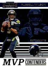 Load image into Gallery viewer, 2019 Panini Contenders MVP CONTENDERS Insert - Pick Your Cards: #MVP-RW Russell Wilson  - Seattle Seahawks
