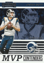 Load image into Gallery viewer, 2019 Panini Contenders MVP CONTENDERS Insert - Pick Your Cards: #MVP-JG Jared Goff  - Los Angeles Rams
