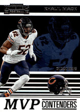 Load image into Gallery viewer, 2019 Panini Contenders MVP CONTENDERS Insert - Pick Your Cards: #MVP-KM Khalil Mack  - Chicago Bears
