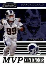 Load image into Gallery viewer, 2019 Panini Contenders MVP CONTENDERS Insert - Pick Your Cards: #MVP-AD Aaron Donald  - Los Angeles Rams
