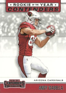 2019 Panini Contenders ROOKIE OF THE YEAR CONTENDERS Insert - Pick Your Cards: #RYA-AI Andy Isabella  - Arizona Cardinals