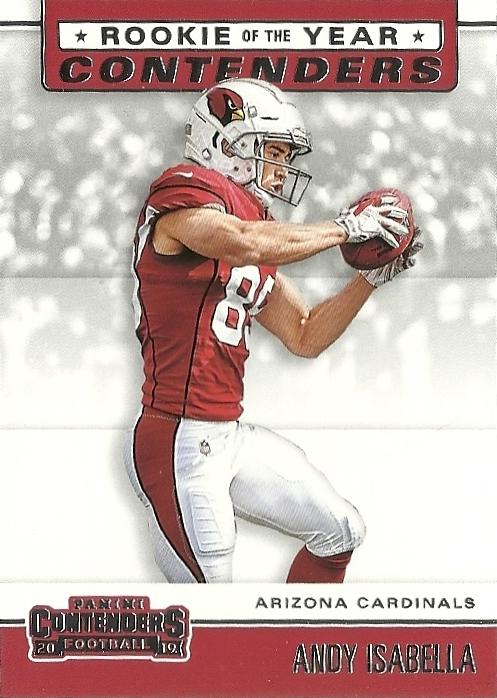 2019 Panini Contenders ROOKIE OF THE YEAR CONTENDERS Insert - Pick Your Cards: #RYA-AI Andy Isabella  - Arizona Cardinals