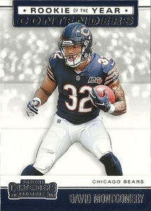 2019 Panini Contenders ROOKIE OF THE YEAR CONTENDERS Insert - Pick Your Cards: #RYA-DM David Montgomery  - Chicago Bears