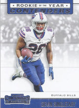 Load image into Gallery viewer, 2019 Panini Contenders ROOKIE OF THE YEAR CONTENDERS Insert - Pick Your Cards: #RYA-DS Devin Singletary  - Buffalo Bills
