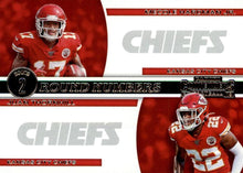 Load image into Gallery viewer, 2019 Panini Contenders ROUND NUMBERS Insert - Pick Your Cards: #RN-HT Mecole Hardman Jr. / Juan Thornhill  - Kansas City Chiefs
