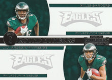 Load image into Gallery viewer, 2019 Panini Contenders ROUND NUMBERS Insert - Pick Your Cards: #RN-SA Miles Sanders / J.J. Arcega-Whiteside  - Philadelphia Eagles
