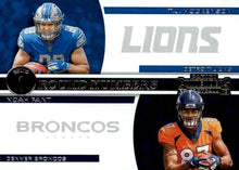 Load image into Gallery viewer, 2019 Panini Contenders ROUND NUMBERS Insert - Pick Your Cards: #RN-HF Noah Fant / T.J. Hockenson  - Denver Broncos / Detroit Lions
