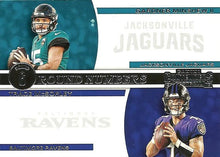 Load image into Gallery viewer, 2019 Panini Contenders ROUND NUMBERS Insert - Pick Your Cards: #RN-MM Gardner Minshew II / Trace McSorley  - Jacksonville Jaguars / Baltimore Ravens
