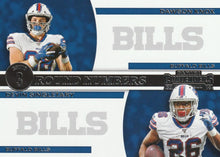 Load image into Gallery viewer, 2019 Panini Contenders ROUND NUMBERS Insert - Pick Your Cards: #RN-KS Dawson Knox / Devin Singletary  - Buffalo Bills
