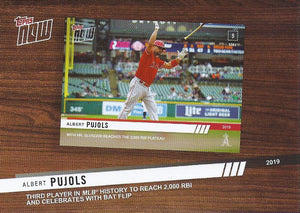 2020 Topps Series 1 Topps Now Review 2019 Inserts ~ Pick your card - HouseOfCommons.cards