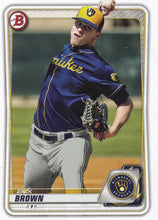 Load image into Gallery viewer, 2020 Bowman Baseball Cards - Prospects (1-100): #BP-34 Zack Brown
