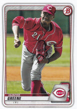 Load image into Gallery viewer, 2020 Bowman Baseball Cards - Prospects (1-100): #BP-47 Hunter Greene
