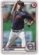 Load image into Gallery viewer, 2020 Bowman Baseball Cards - Prospects (1-100): #BP-78 Chris Vallimont
