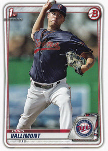 2020 Bowman Baseball Cards - Prospects (1-100): #BP-78 Chris Vallimont