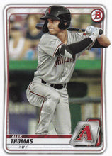 Load image into Gallery viewer, 2020 Bowman Baseball Cards - Prospects (1-100): #BP-98 Alek Thomas
