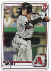 2020 Bowman Baseball Cards - Prospects (1-100): #BP-98 Alek Thomas