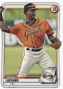 2020 Bowman Baseball Cards - Prospects (101-150): #BP-103 Marco Luciano