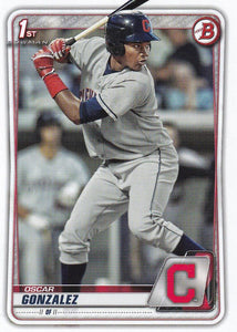2020 Bowman Baseball Cards - Prospects (101-150): #BP-109 Oscar Gonzalez