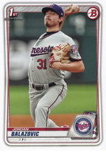 Load image into Gallery viewer, 2020 Bowman Baseball Cards - Prospects (101-150): #BP-123 Jordan Balazovic
